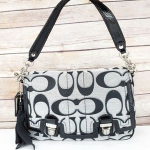 Coach Black & Gray Crossbody Bag